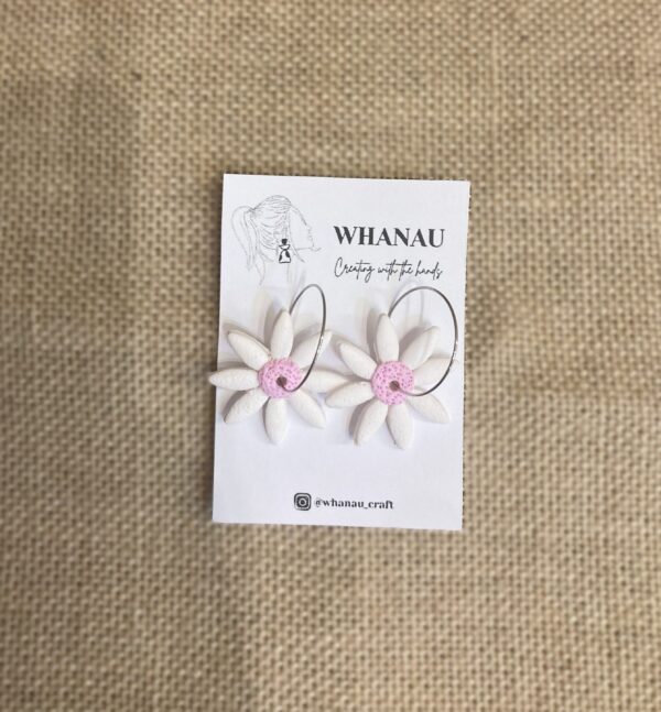 Pendientes Whanau - margaritas - Imagen 2