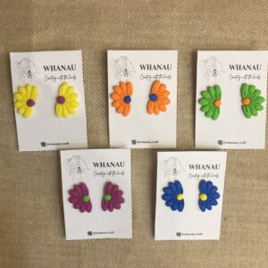 Pendientes Whanau - Media margarita