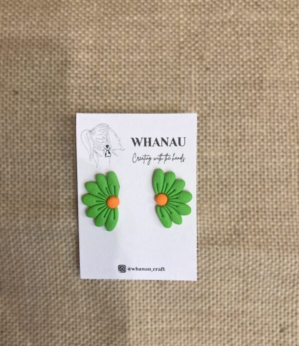 Pendientes Whanau - Media margarita - Imagen 3
