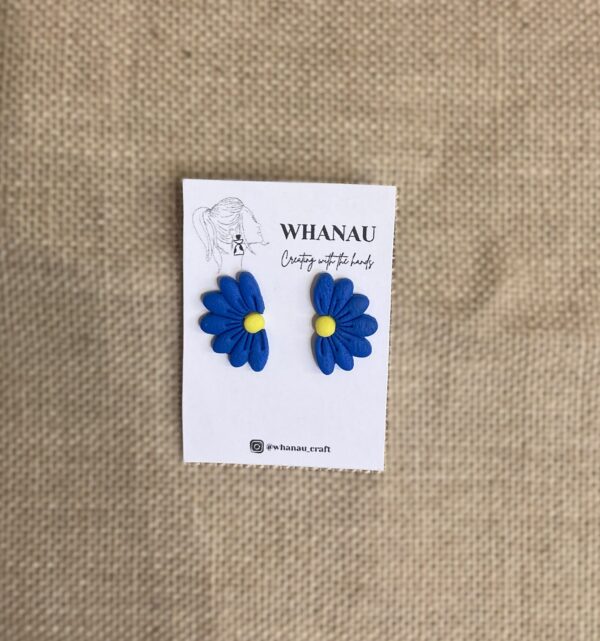 Pendientes Whanau - Media margarita - Imagen 2