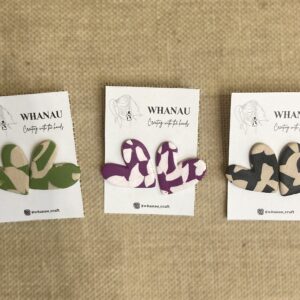 Pendientes Whanau corazones